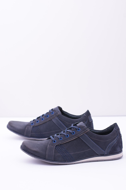 Pánske kožené námornícke modré topánky denali