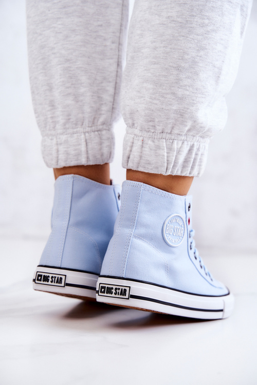 Dámské Vysoký Tenisky Big Star JJ274209 Modrá