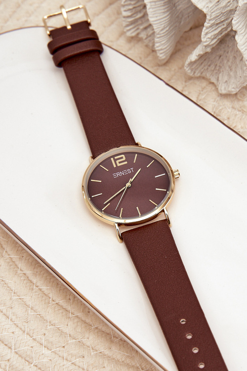 Dámske Hodinky Ernest Tmavohnedé Sandmill