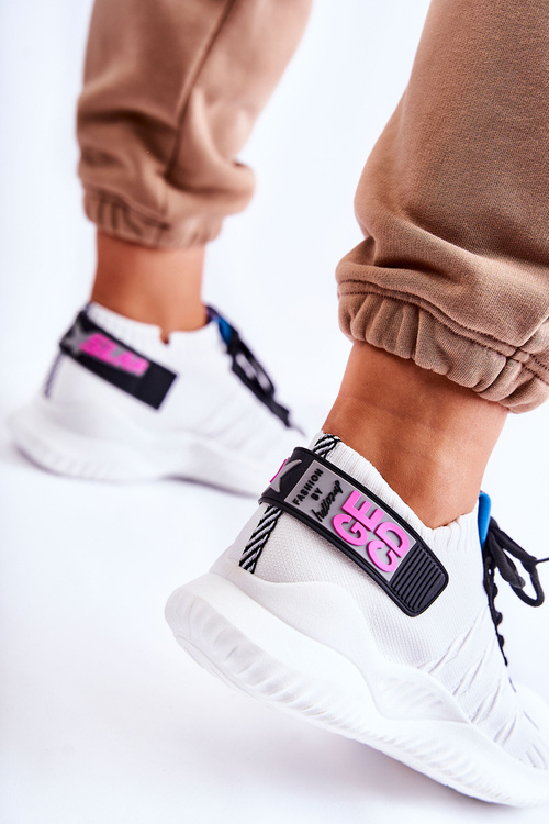 Dámská sportovní obuv nazouvací Bíle Klayra