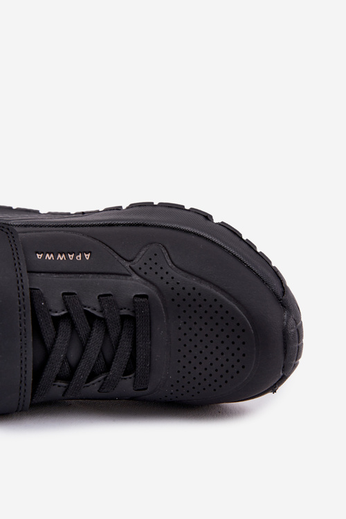 Dětské Lehké Sportovní Boty Na Platformě Černé Mirivia