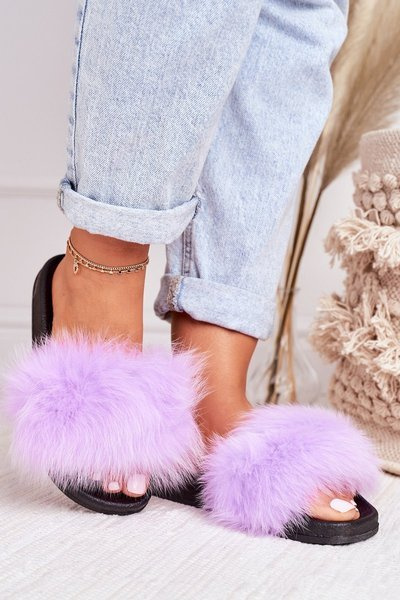 Ženské fialové žabky Belmondo