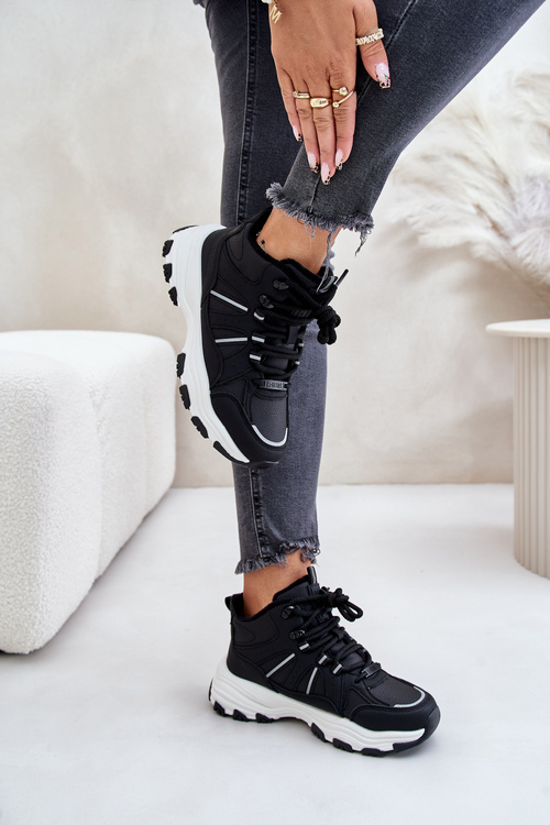 Zateplené Dámské Tenisky Big Star OO274A160 Černé