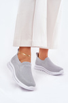 Dámske Textilné Slip-On Tenisky Šedé Adiora