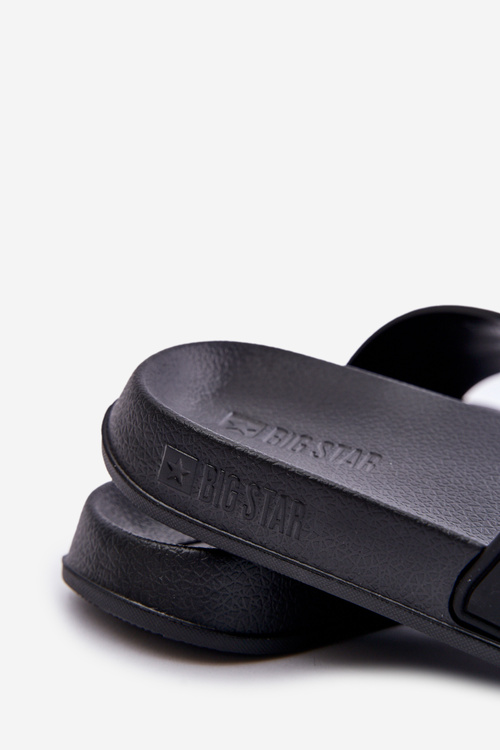 Pánske Šľapky S Logom Big Star OO174028 Čierne