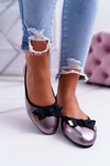 Dámské Baleríny Elegantní Pewter LaDonna