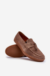 Pánske semišové topánky Loayso Zazoo 1566 Brown