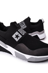 Pánské Sportovní Obuv Slip-On Memory Foam Big Star HH174148 Černé