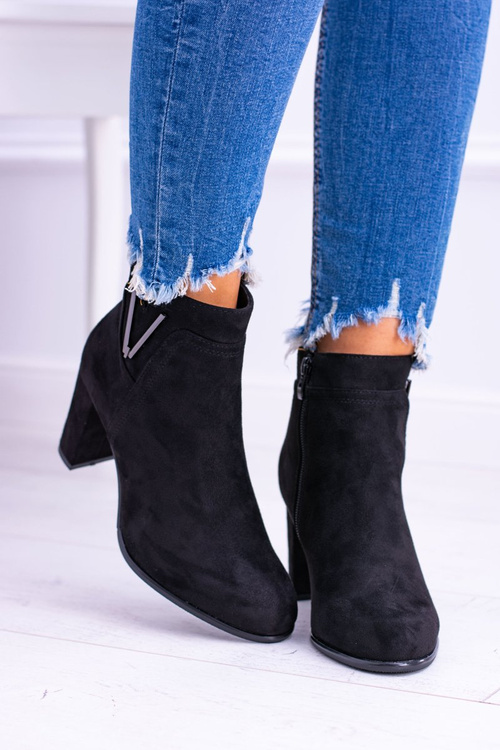 Sergio Leone Black topánky na stĺpci semišový valentia