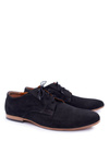 Pánske topánky, nubuck Openwork Black Hermes
