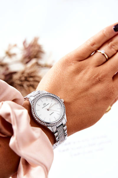 Dámske hodinky s náramkom Giorgia a Dario Srebry