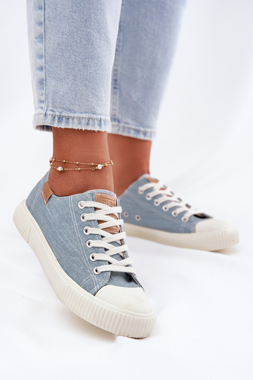 Dámské Textilní Tenisky Big Star RR274796 Modré