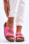 Dámské pantofle Na korkové podrážce Neon Růžove Cortina