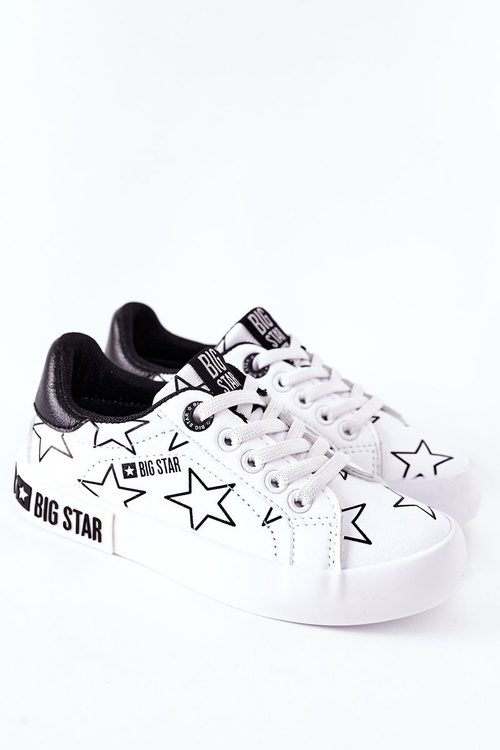 Dětské Kožené Tenisky BIG STAR II374001 Bílé