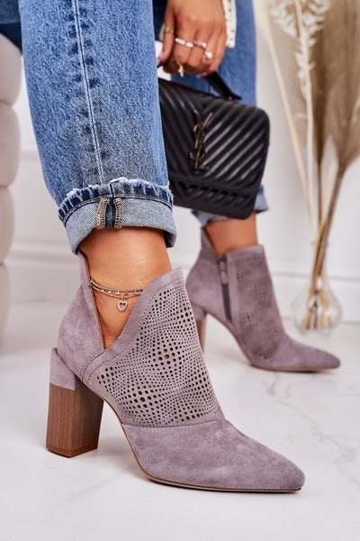 Otvorené topánky na stĺpe Gray Michelle