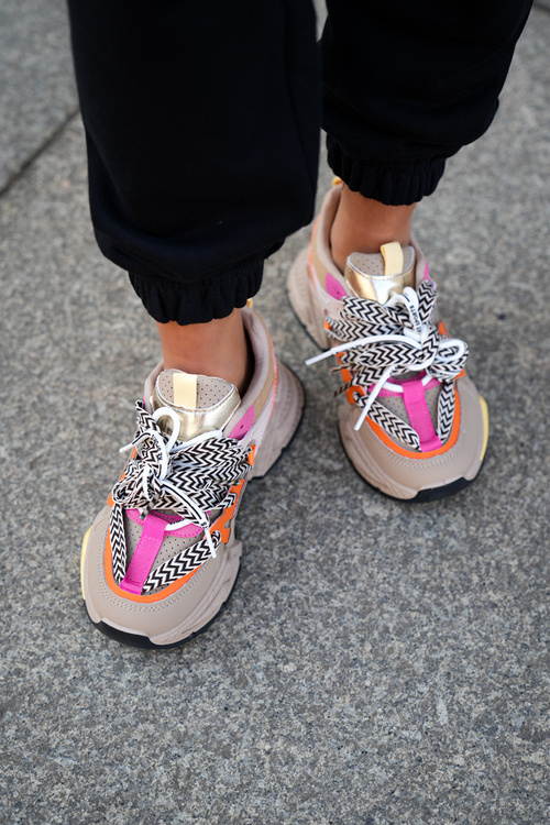 Tenisky Dámske Športové Topánky S Dvojitým Šnurovaním Khaki Efobell