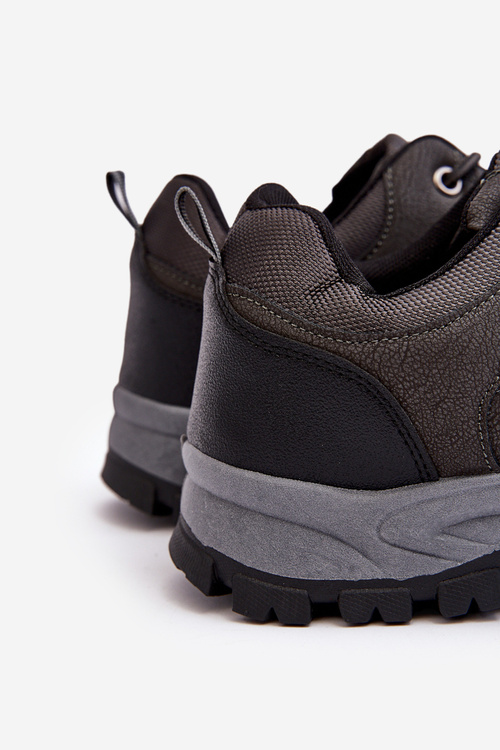 Pánske šedé alveze športové trekkingové topánky