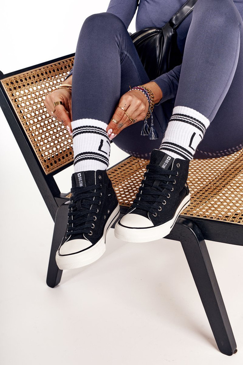 Dámske vysoké tenisky Big Star DD274330 Black