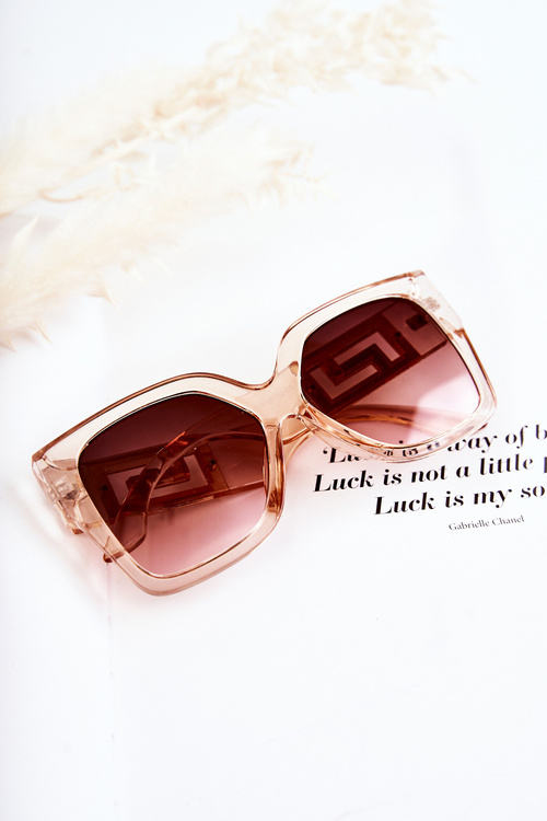 Dámske módne slnečné okuliare V120045 Transparentné