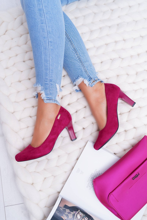 Dámské Lodičky Sergio Leone Fuchsie Semišové Orsola