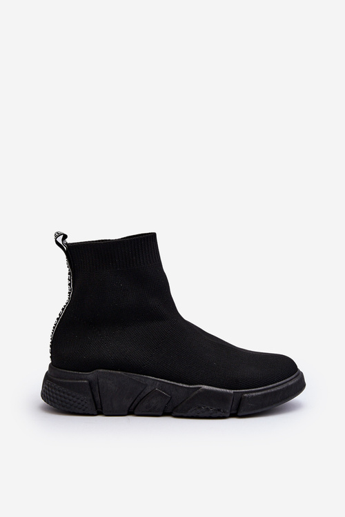 Dámske športové topánky so šosovkou Čierne Zirila