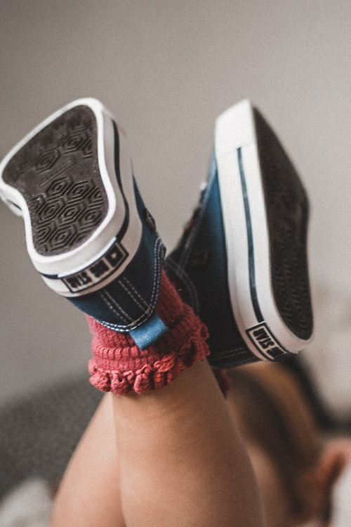 Dětské Klasické Tenisky Nízké BIG STAR HH374195 Tmavě Modré