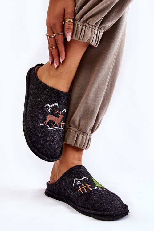 Domáce Papci Big Star KK276018 Čierna a béžová