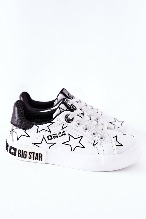 Dětské Kožené Tenisky BIG STAR II374001 Bílé