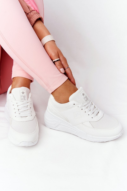 Dámské Klínové Boty Sneakersy Bíle Avery