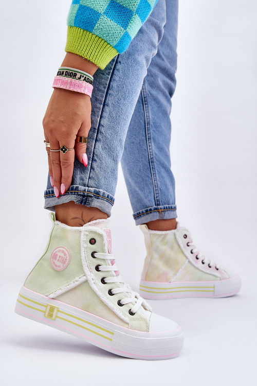 Dámske vysoké tenisky Big Star LL274177 multikolor