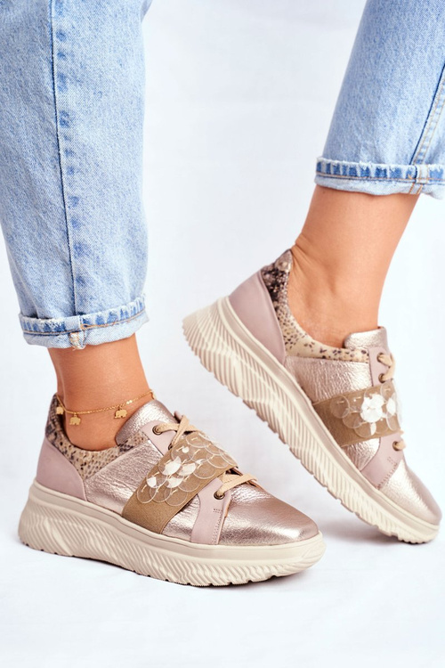 Dámská Sportovní Obuv kožená Sneakers Maciejka 04448-25