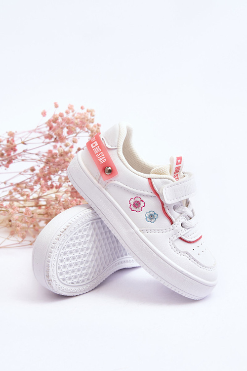 Veľká hviezda JJ374082 Biele detské športové topánky