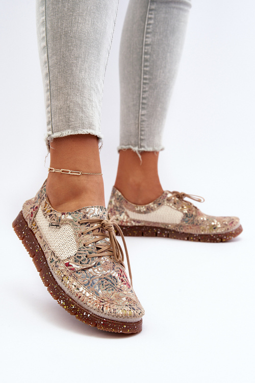 Dámská kožená obuv Maciejka 05850-22 Světle béžová