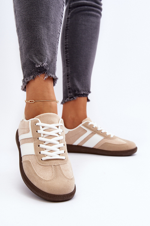 Dámske nízke tenisky Športová obuv Beige Eudiopis