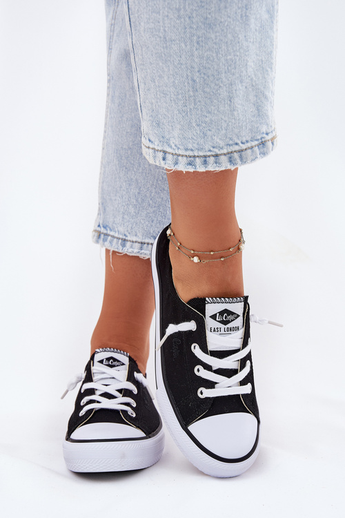 Dámske Textilné Tenisky Lee Cooper LCW-25-02-3299L Čierne