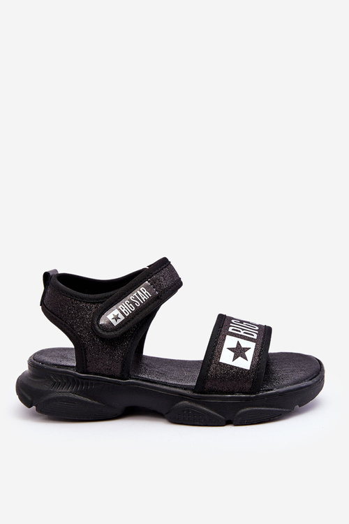 Dětské sandály na suchý zip Big Star LL374192 Černá