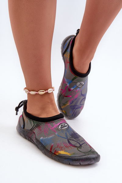 Dámske Topánky Do Vody PROWATER PRO-24-48-033L Sivé