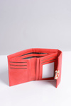 Malá dámska červená portfólio kabelka