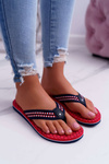 Ženské flip -flops Big Star DD274A252 červená