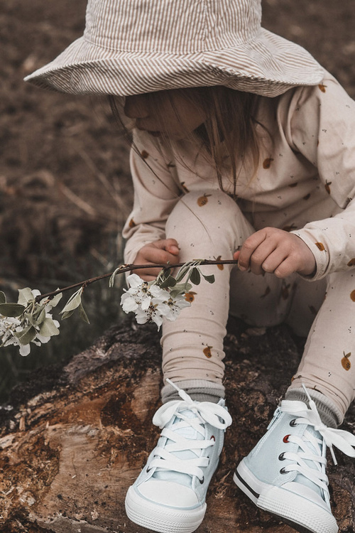 Detské vysoké tenisky s veľkou hviezdou HH374088 Blue Slider