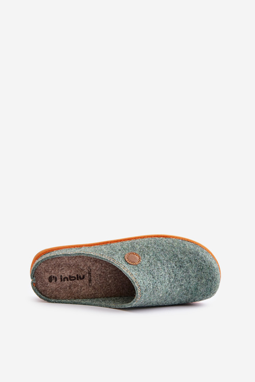 Dámské domácí obuv pantofle zelené Inblu CS000039