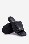 Pánska klasická veľká hviezda LL174603 Black Flip -flops