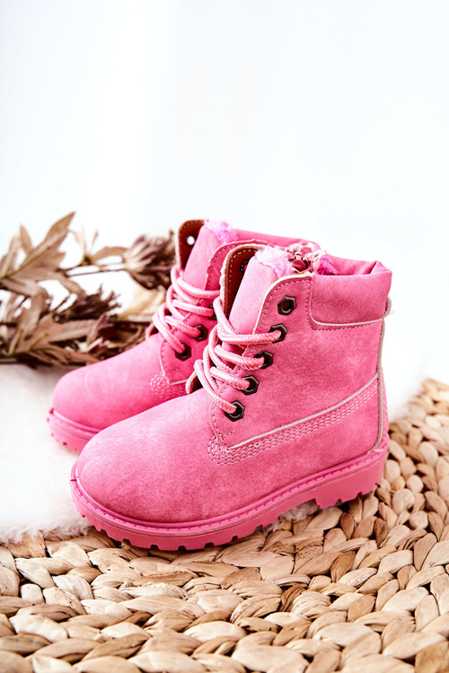 Dětské Boty Traper Růžové Milos