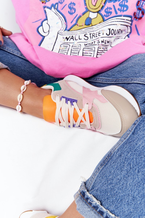 Dámská Sportovní Obuv Sneakersy Béžove After Hours