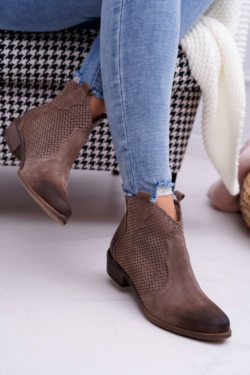 Dámske béžové kožené topánky vynikajúce 1166