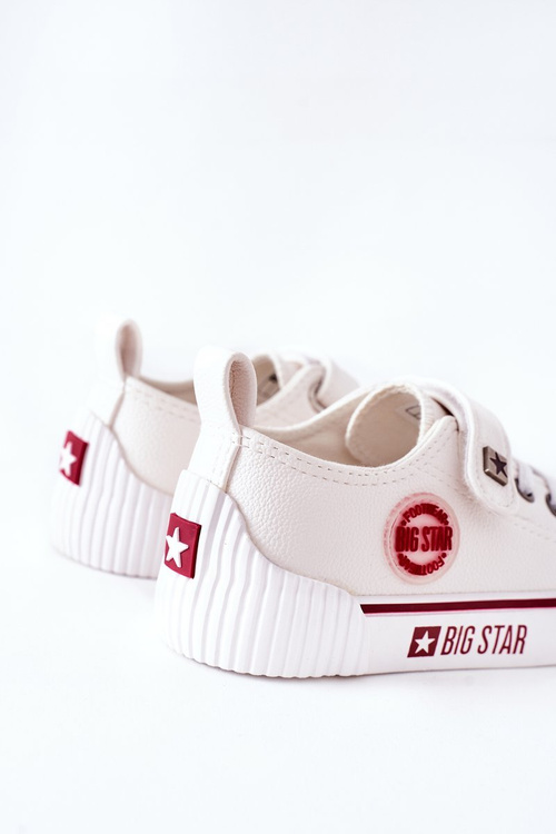 Dětské Kožené Tenisky BIG STAR II374040 Bílé