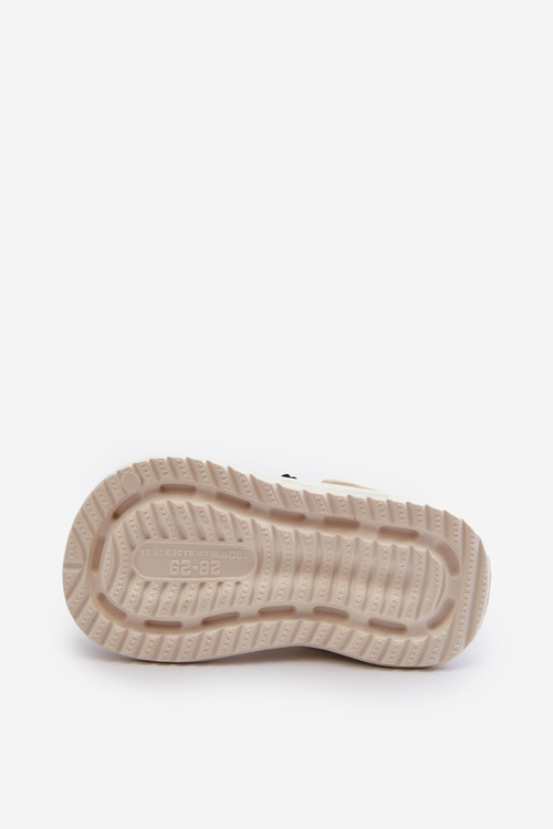 Ľahké detské peny papuče s bielymi ozdobami Ifrana