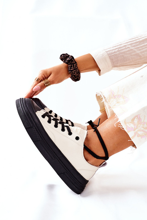 Izolované tenisky žien Goe II2N4036 biele