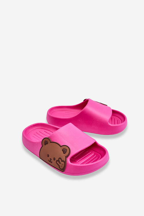 Lehké Pěnové crocs S Medvídkem Fuchsie Todi