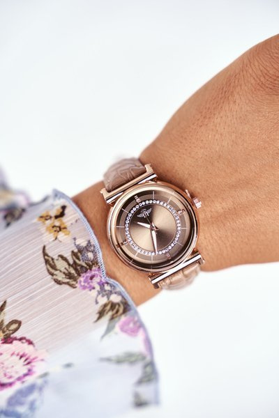 Dámské Hodinky Michael John hnědé Emotions